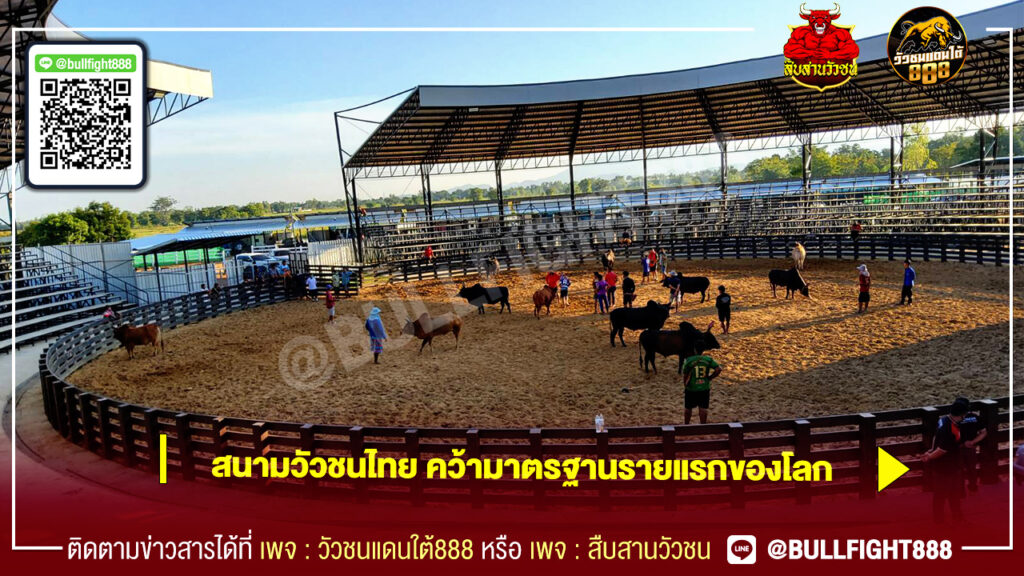 สนามวัวชนไทย คว้ามาตรฐานรายแรกของโลก
